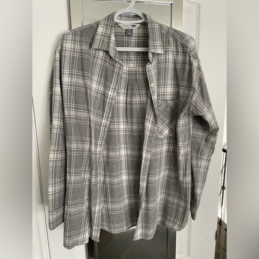 Flannel boyfriend shirt
